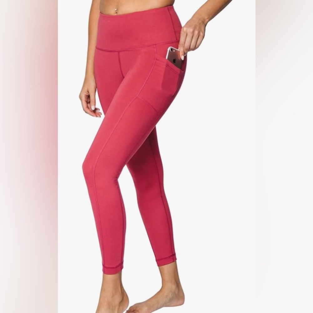 Yogalicious Lux red leggings
